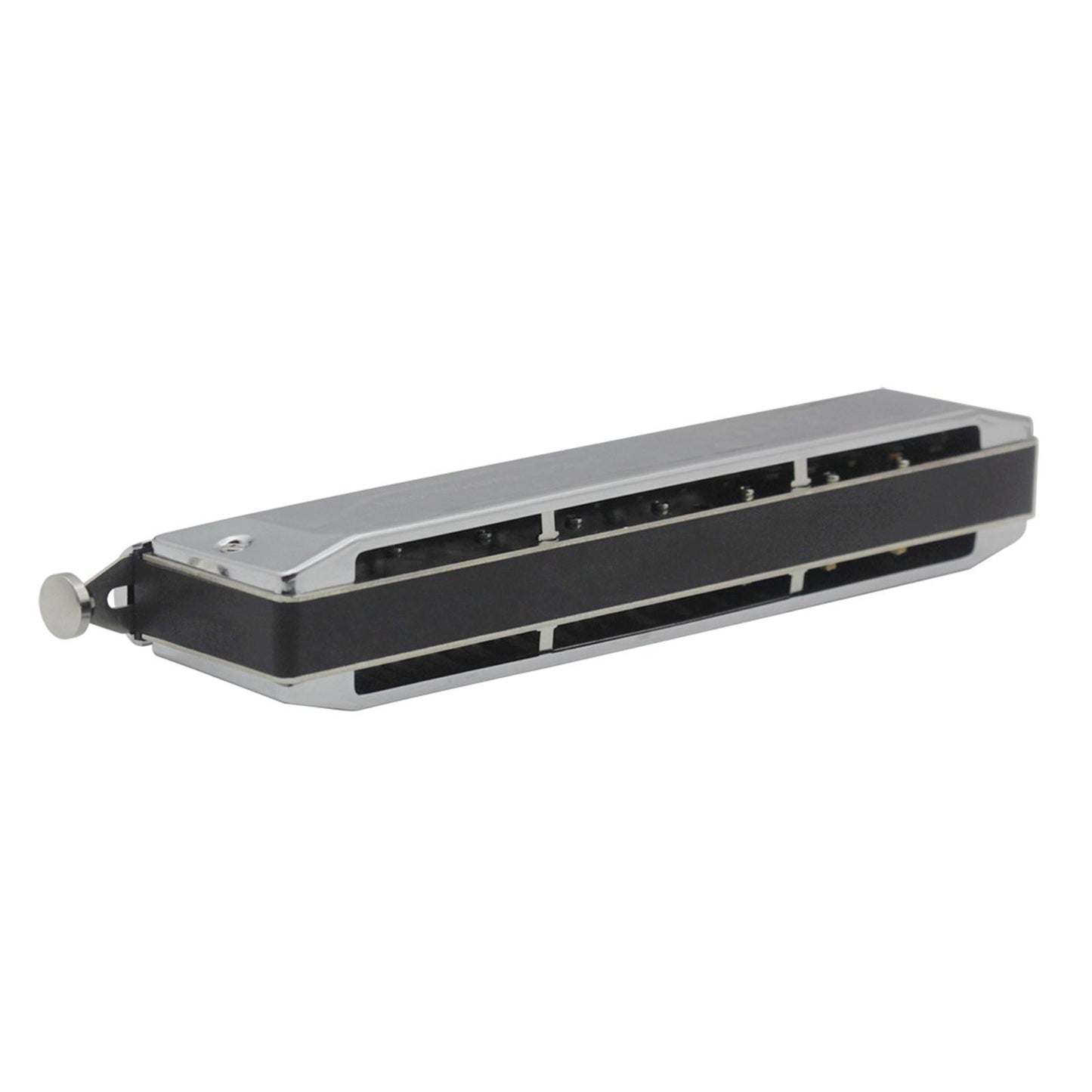 Pure Tone Blues Harmonica In the Key Of C With Case Chromatic Mouth Organ