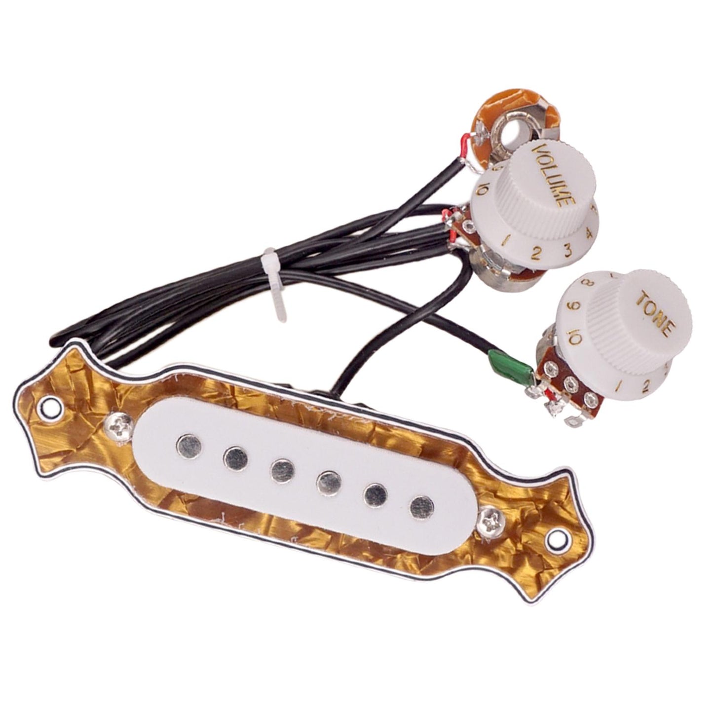 Soundhole Prewired Active Pickup 6 String for Cigar Box Guitar Parts Accs