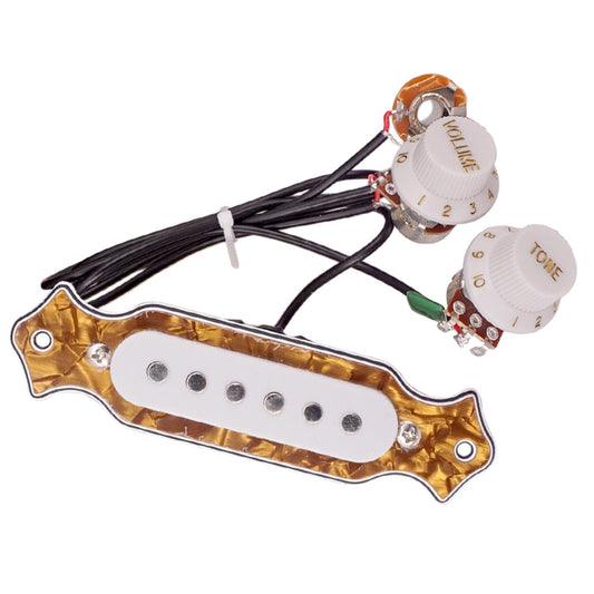 Soundhole Prewired Active Pickup 6 String for Cigar Box Guitar Parts Accs