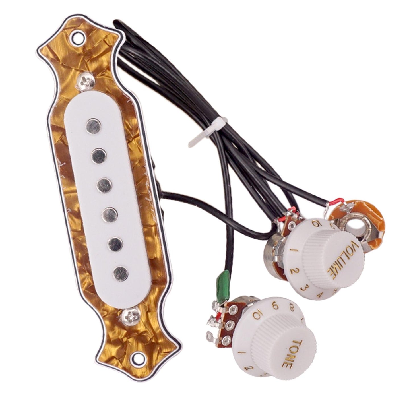 Soundhole Prewired Active Pickup 6 String for Cigar Box Guitar Parts Accs