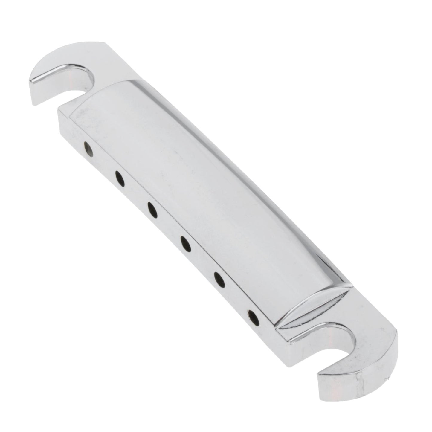 6-String Zinc Alloy Guitar Saddle Bridge Tailpiece Studs for LP Guitar silver