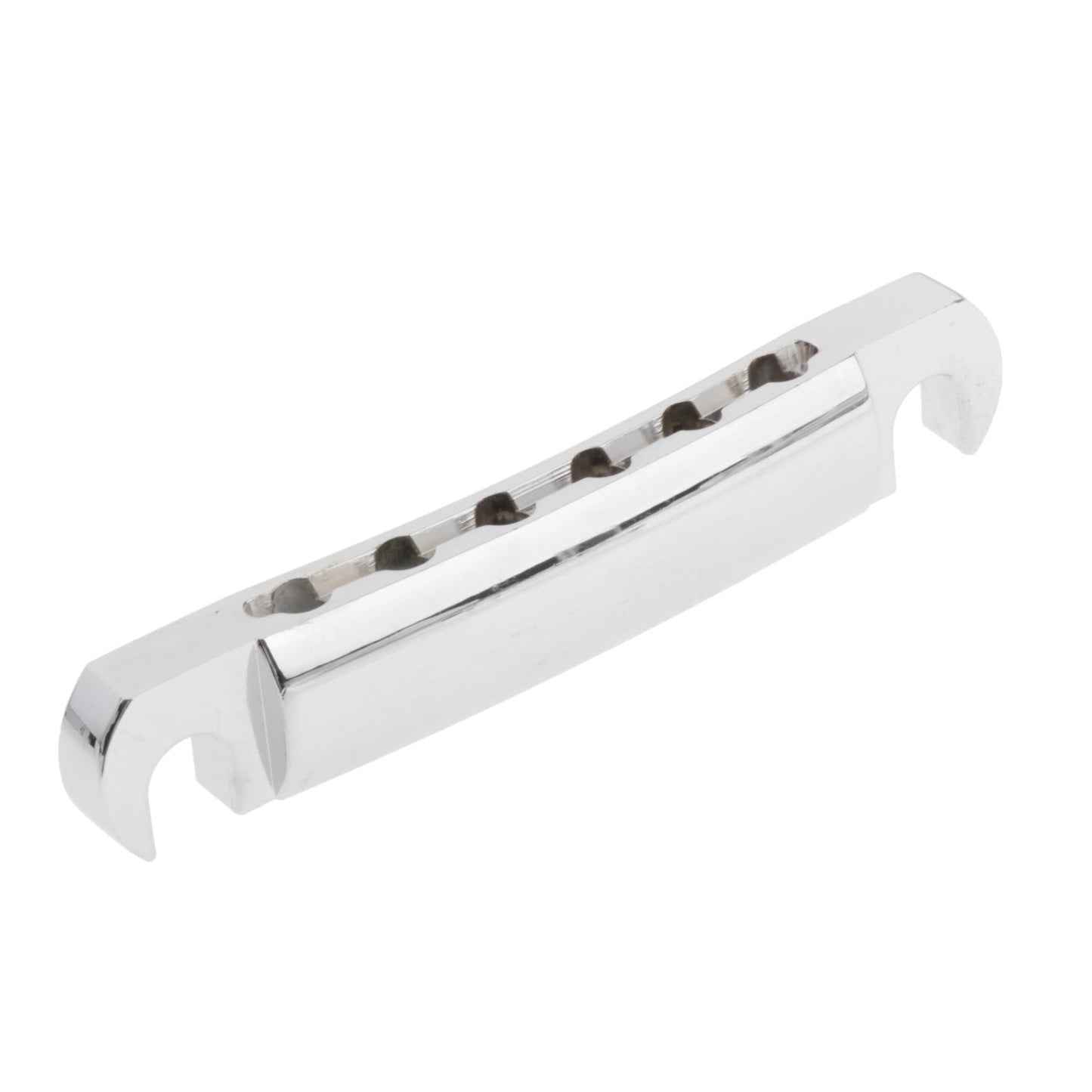 6-String Zinc Alloy Guitar Saddle Bridge Tailpiece Studs for LP Guitar silver