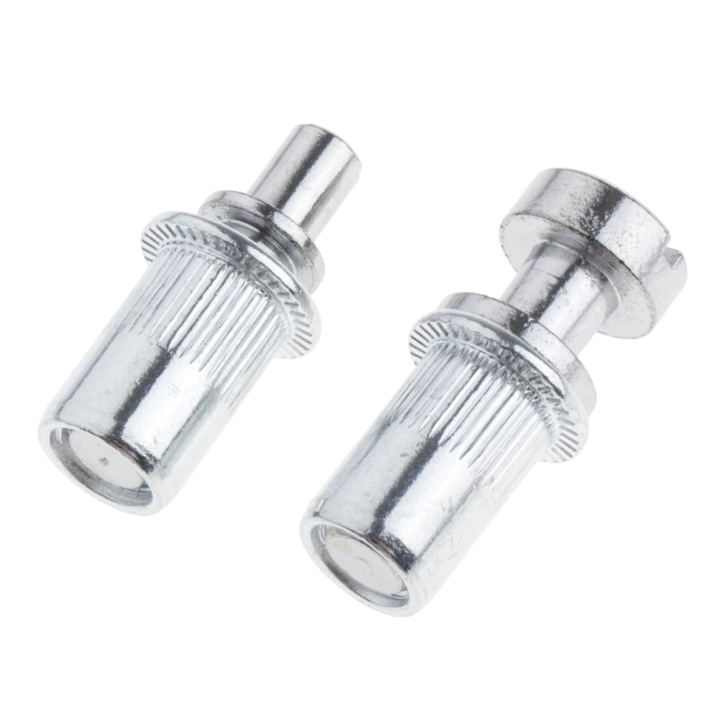 6-String Zinc Alloy Guitar Saddle Bridge Tailpiece Studs for LP Guitar silver