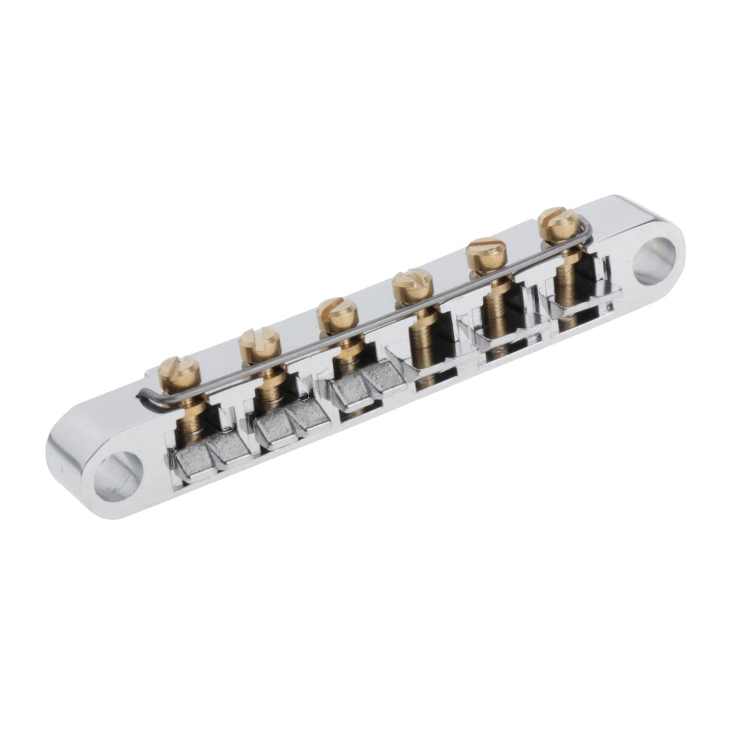 6-String Zinc Alloy Guitar Saddle Bridge Tailpiece Studs for LP Guitar gold screw