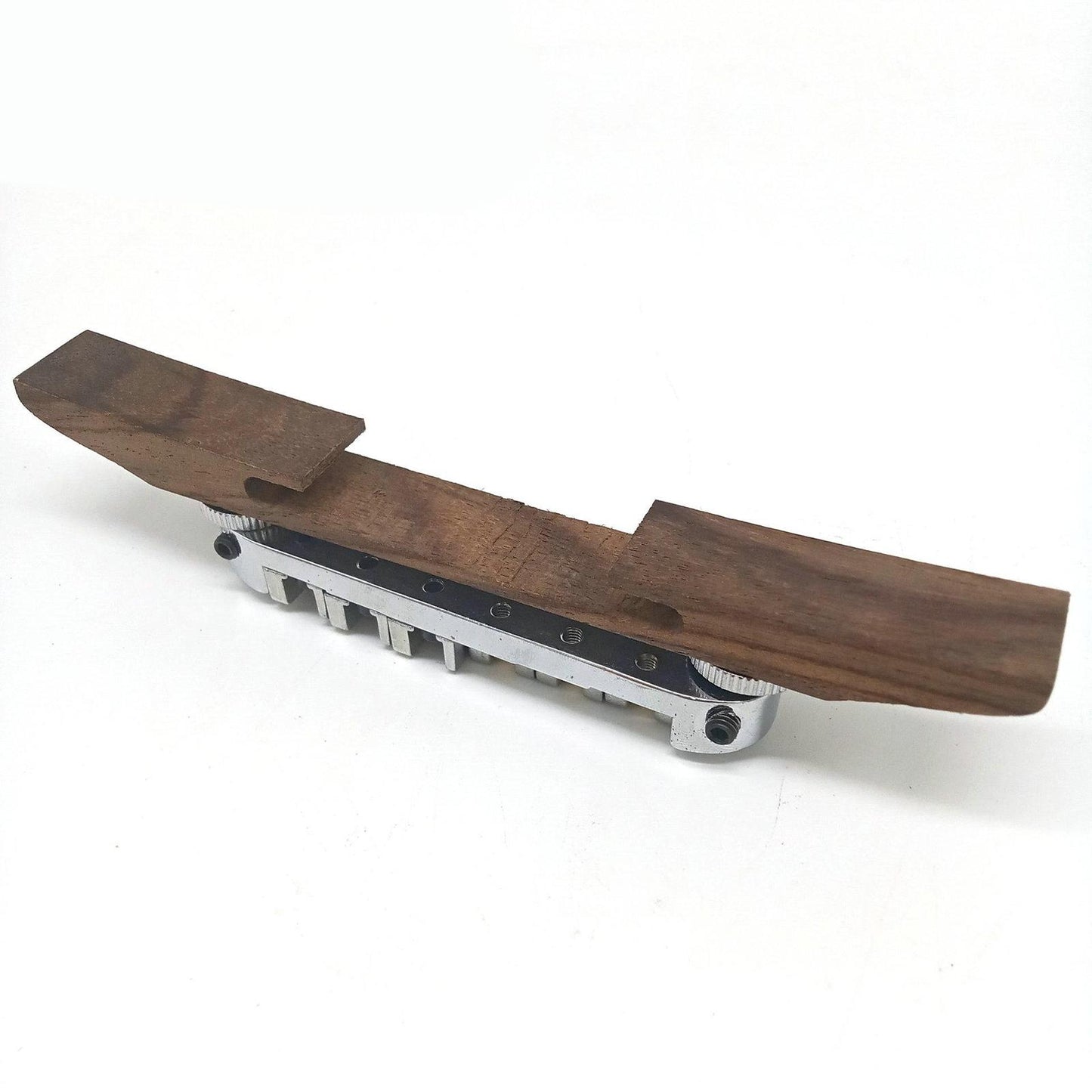 Bridge Roller Saddles with Archtop Rosewood Base Jazz Guitar Parts Black