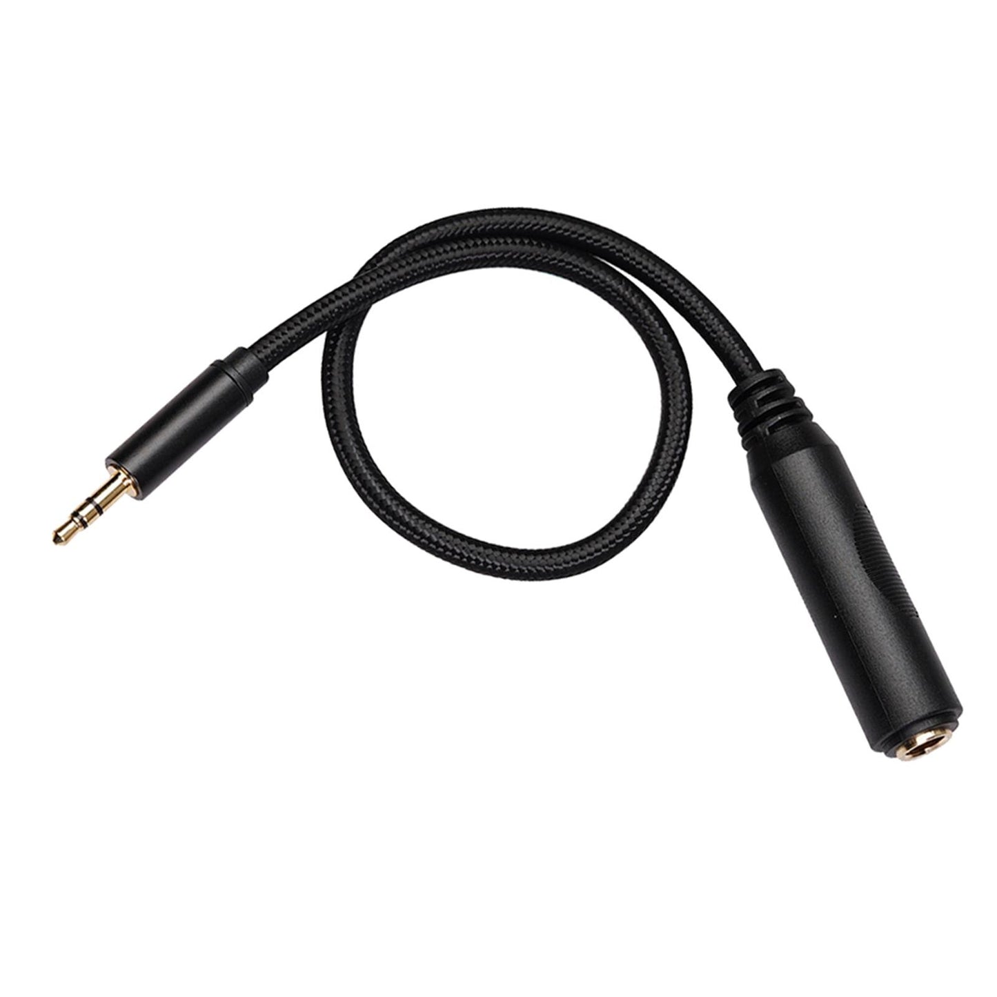 3.5mm Male to 6.35mm Female Stereo Audio Jack Pure Copper Adapter 0.3 meter