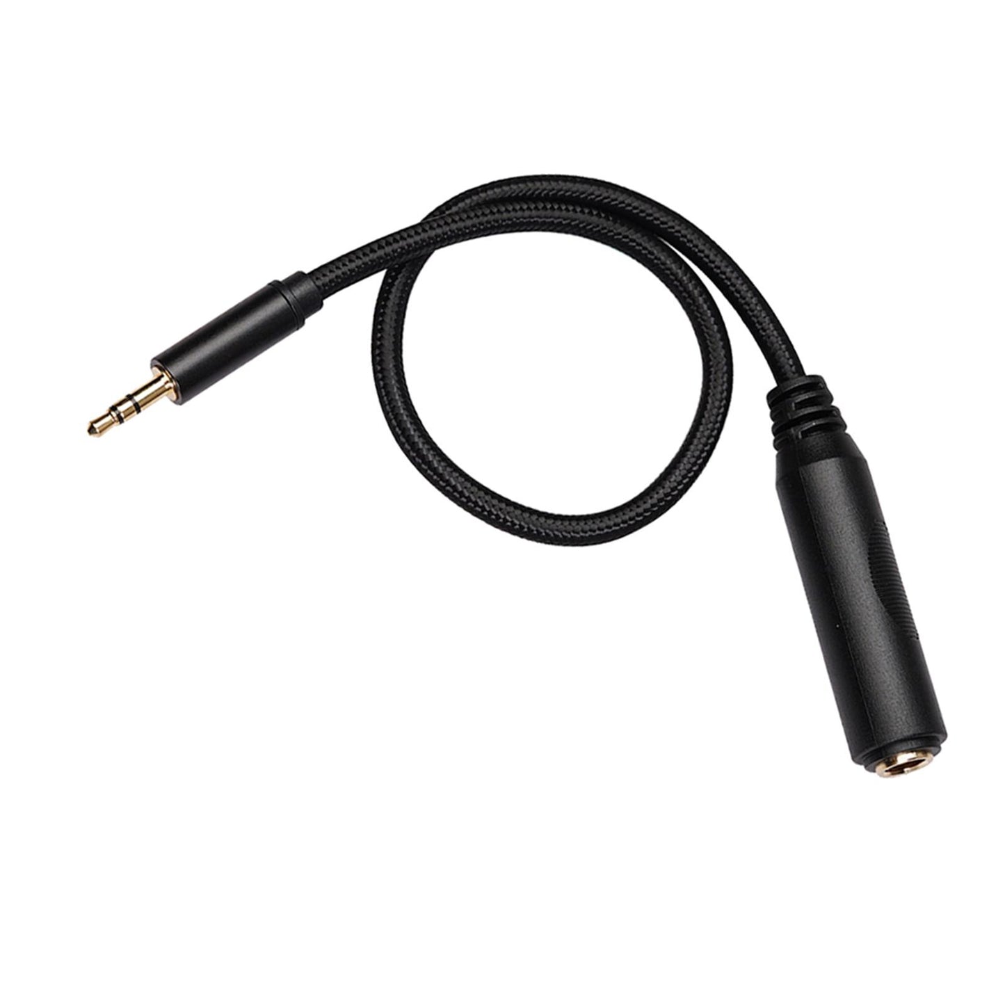 3.5mm Male to 6.35mm Female Stereo Audio Jack Pure Copper Adapter 0.3 meter