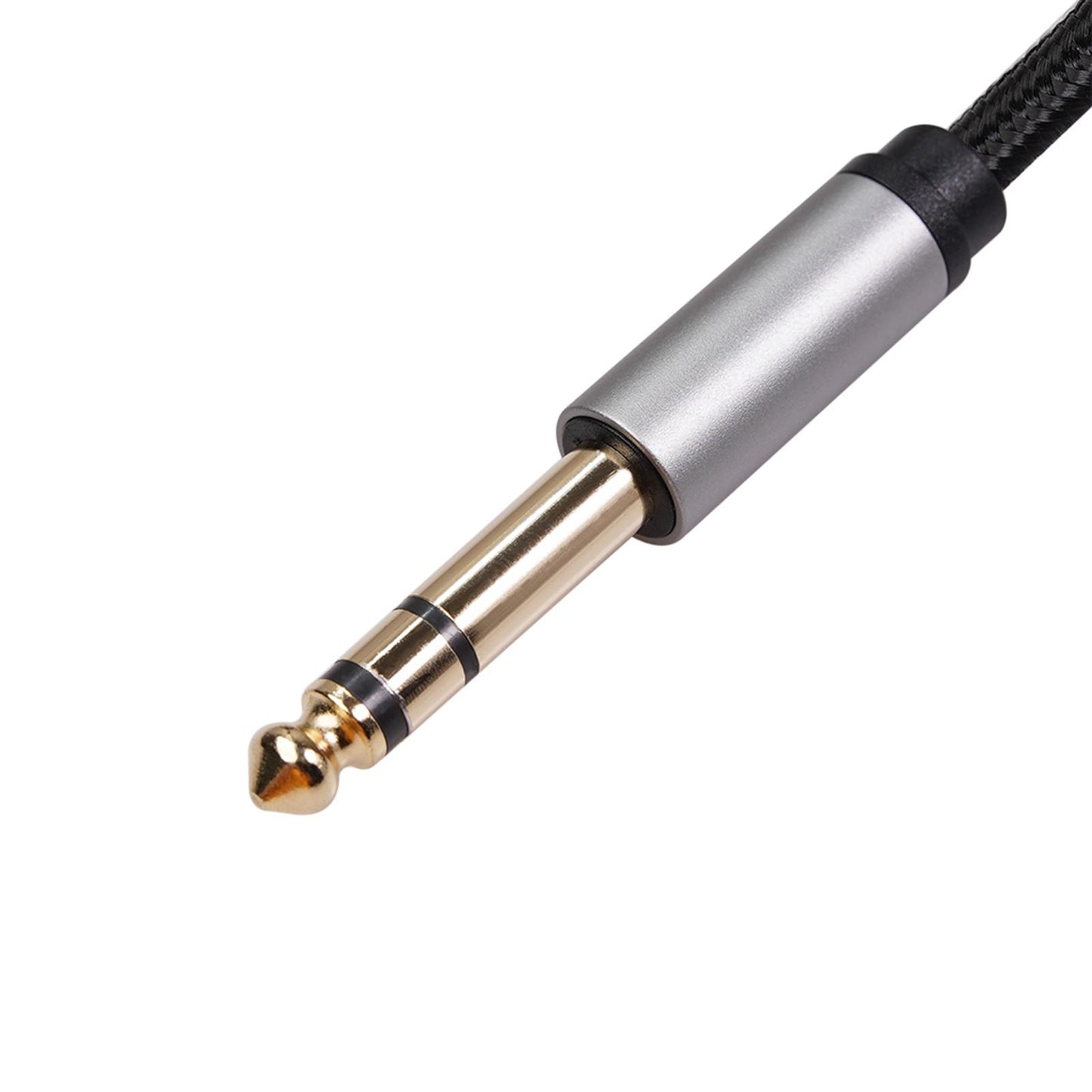 Headphone Adapter 6.35mm Female to 3.5mm Male Stereo Audio Adapter 0.3 meter