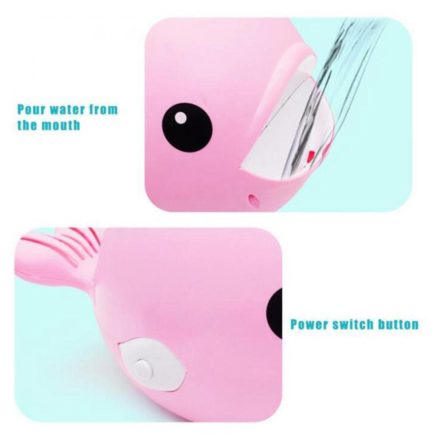 Automatic Bubble Making Machine Whale Bubble Maker Bubble Blower Toy Pink