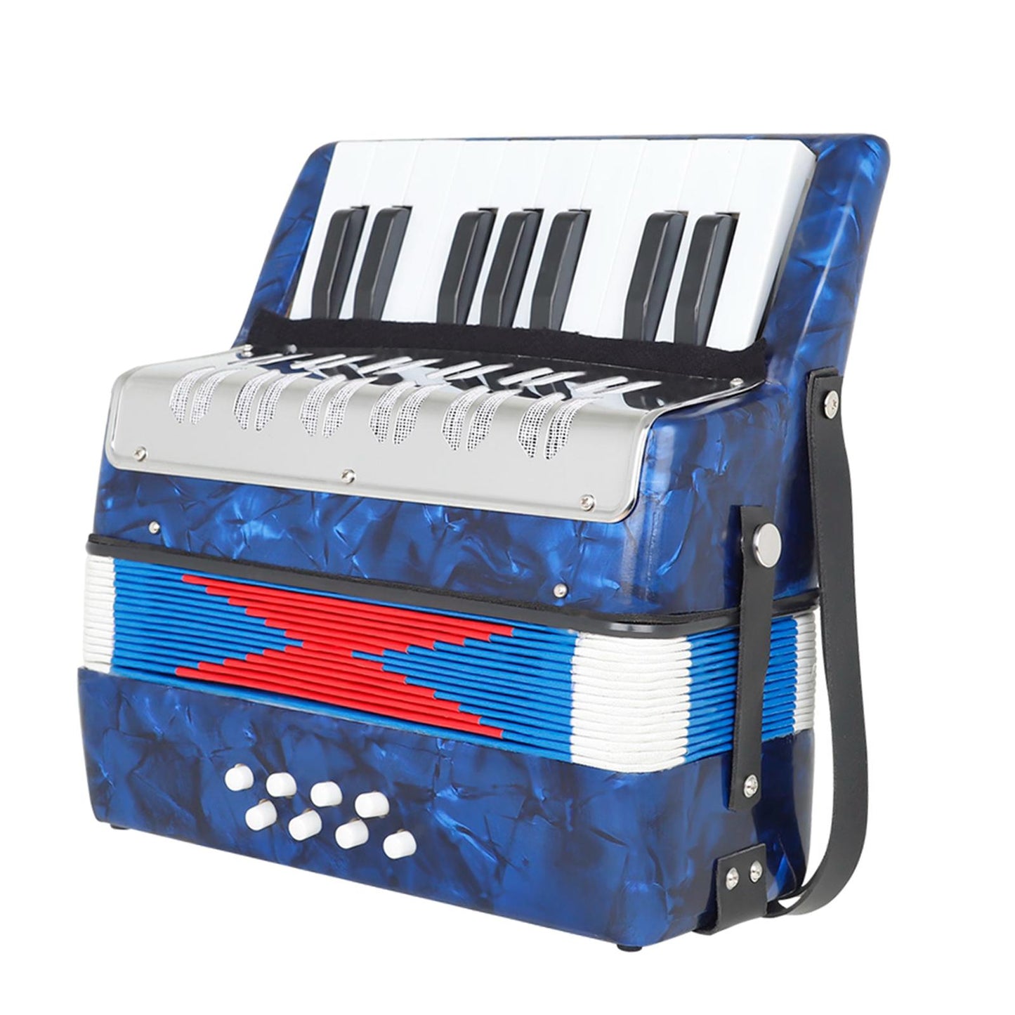 Professional 17 Key 8 Bass Piano Accordion Keyboard Instrument Gifts