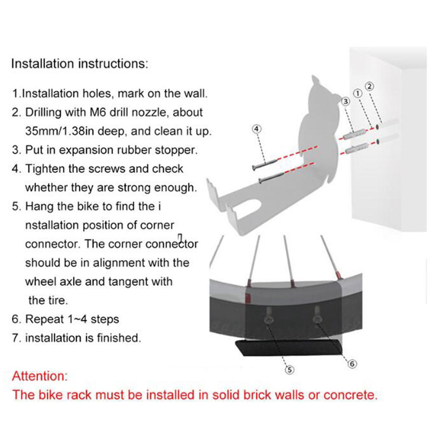 Bicycle Parking Racks Bicycle Pedal Hook Hanger Stands Steel Wall Stand
