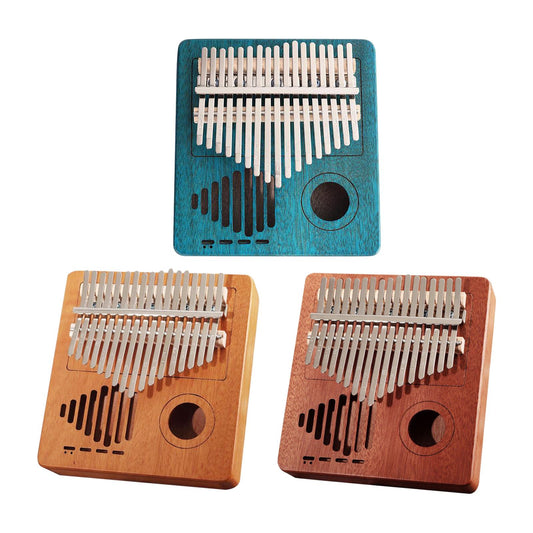 Kalimba 17 Key Thumb Piano Musical Instrument with Velvet Bag Natural