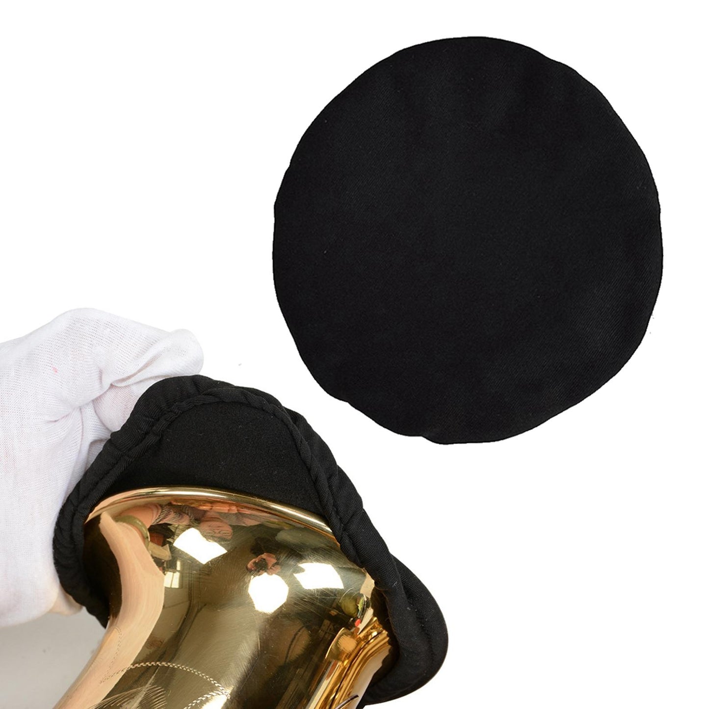 Black Trumpet Alto Tenor Sax Clarinet Bell Cover For Tenor Sax
