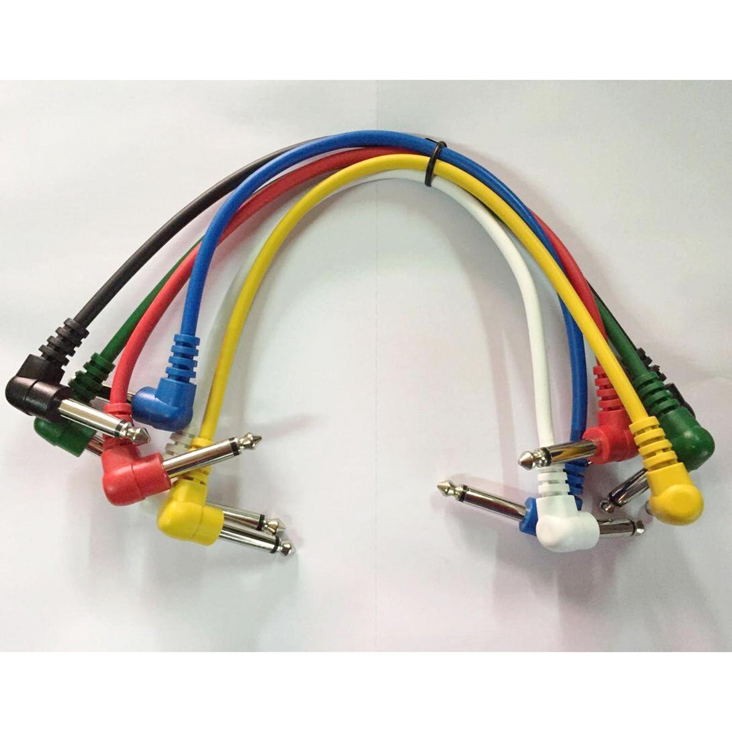 6x 12" Guitar Patch Cable Guitar Effect Pedal Cables Instrument Cable