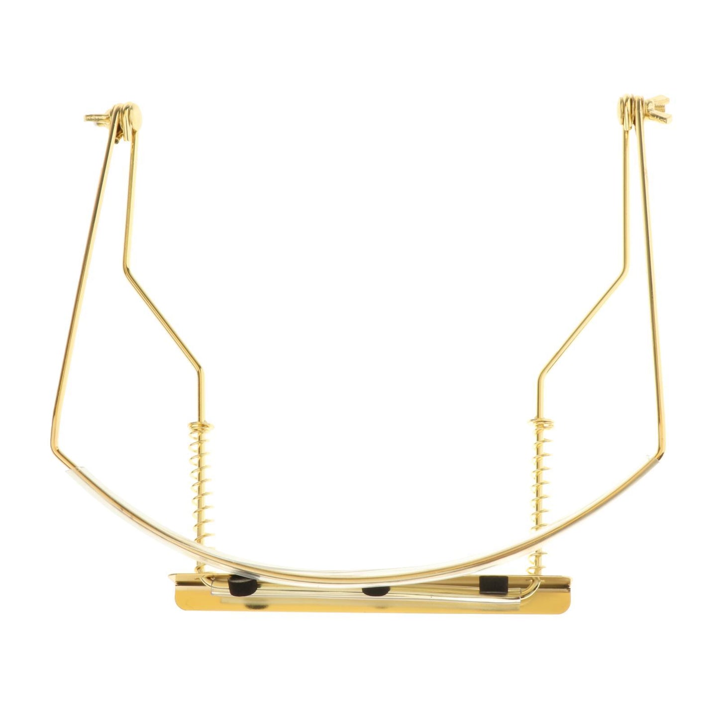 Harmonica Holder Adjustable Professional Neck Stand Gold for 10 Holes