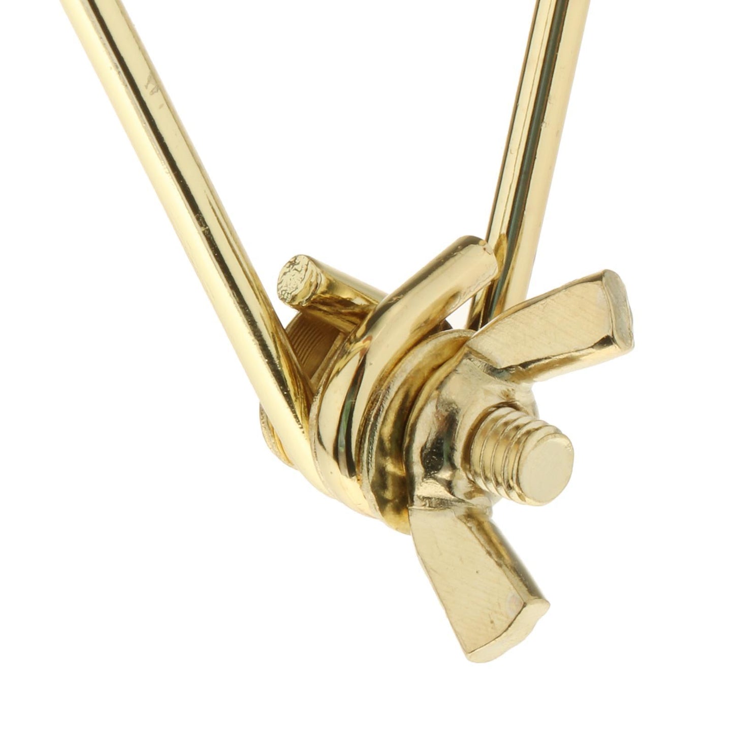 Harmonica Holder Adjustable Professional Neck Stand Gold for 10 Holes