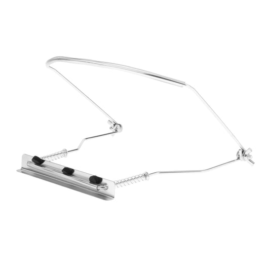 Harmonica Holder Adjustable Professional Neck Stand Silver for 10 Holes