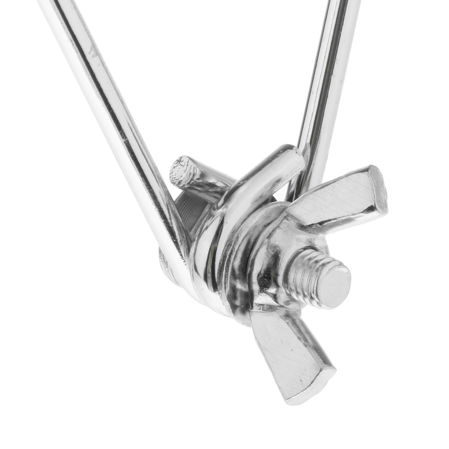Harmonica Holder Adjustable Professional Neck Stand Silver for 10 Holes