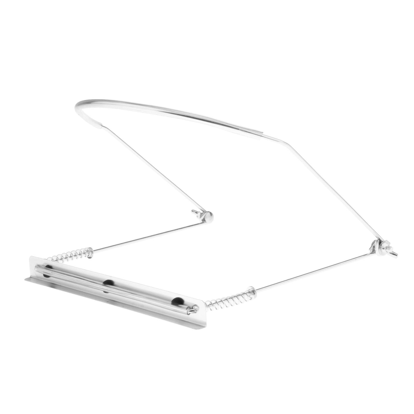 Harmonica Holder Adjustable Professional Neck Stand Silver for 24 Holes