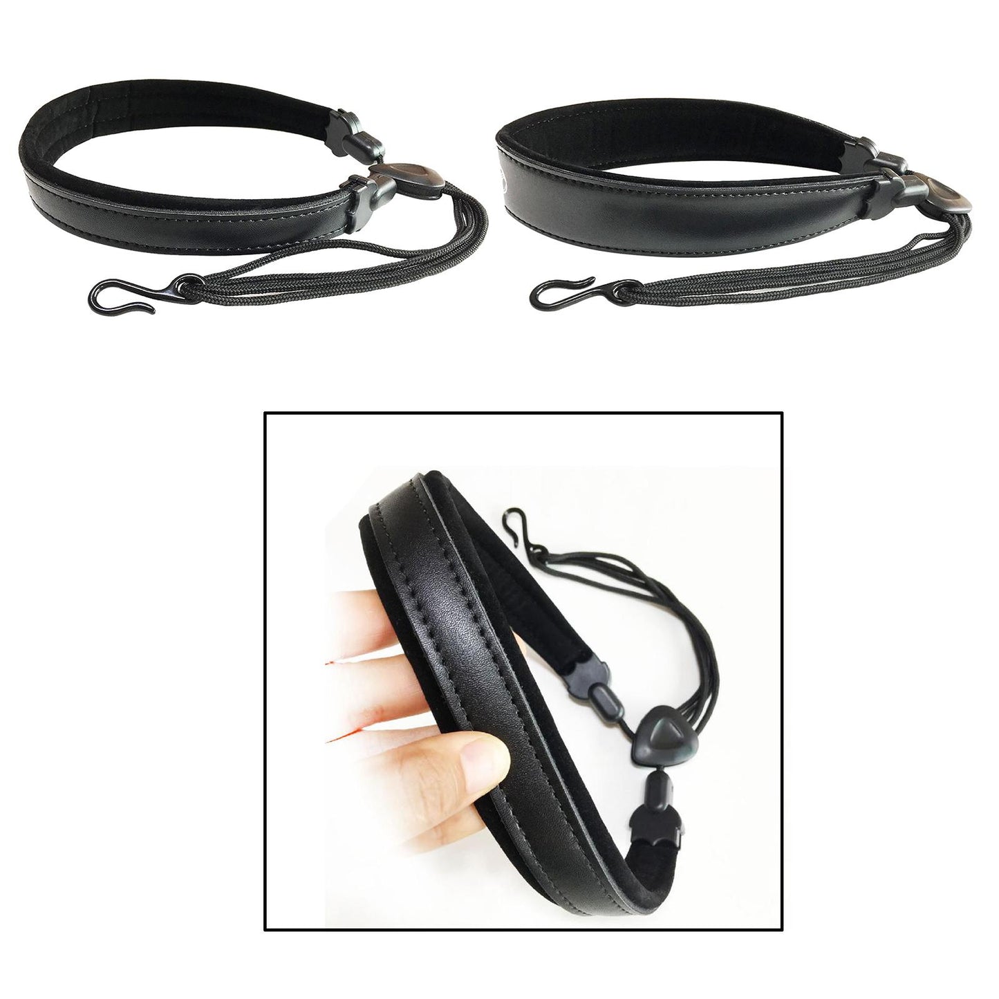 Professional Thick Padded Saxophone Neck Strap Sax Clarinet Strap Wide
