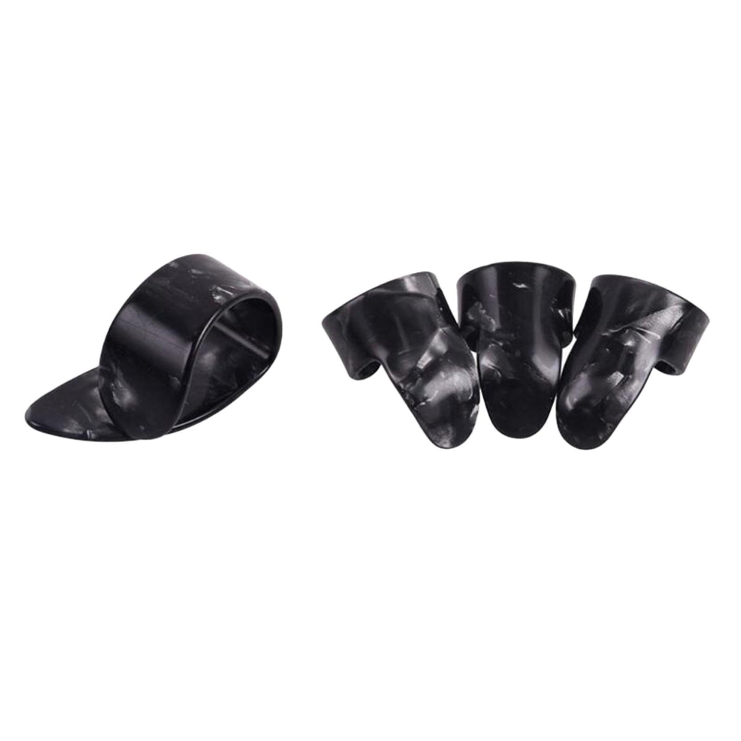 4x Thumb &Finger Picks Thumbpick for Fingerstyle Acoustic Guitar Bass Random