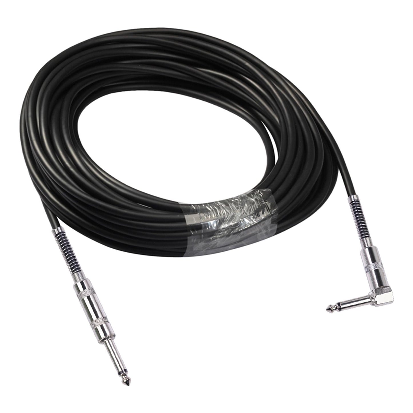 Guitar Cable Straight to Right Angle 6.35mm Plug Bass Keyboard 6m