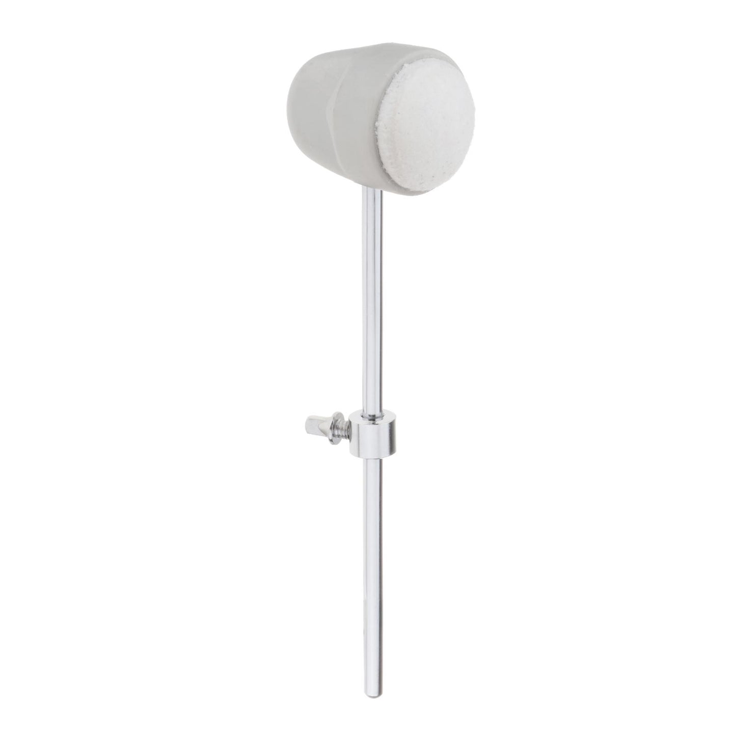 Drum Kick Beater Head Stainless Steel Drum Pedal Beater Parts Felt White