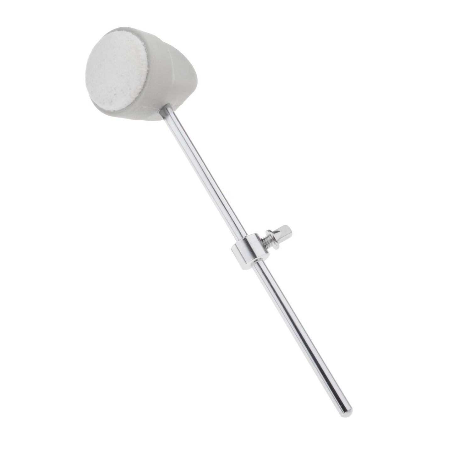 Drum Kick Beater Head Stainless Steel Drum Pedal Beater Parts Felt White