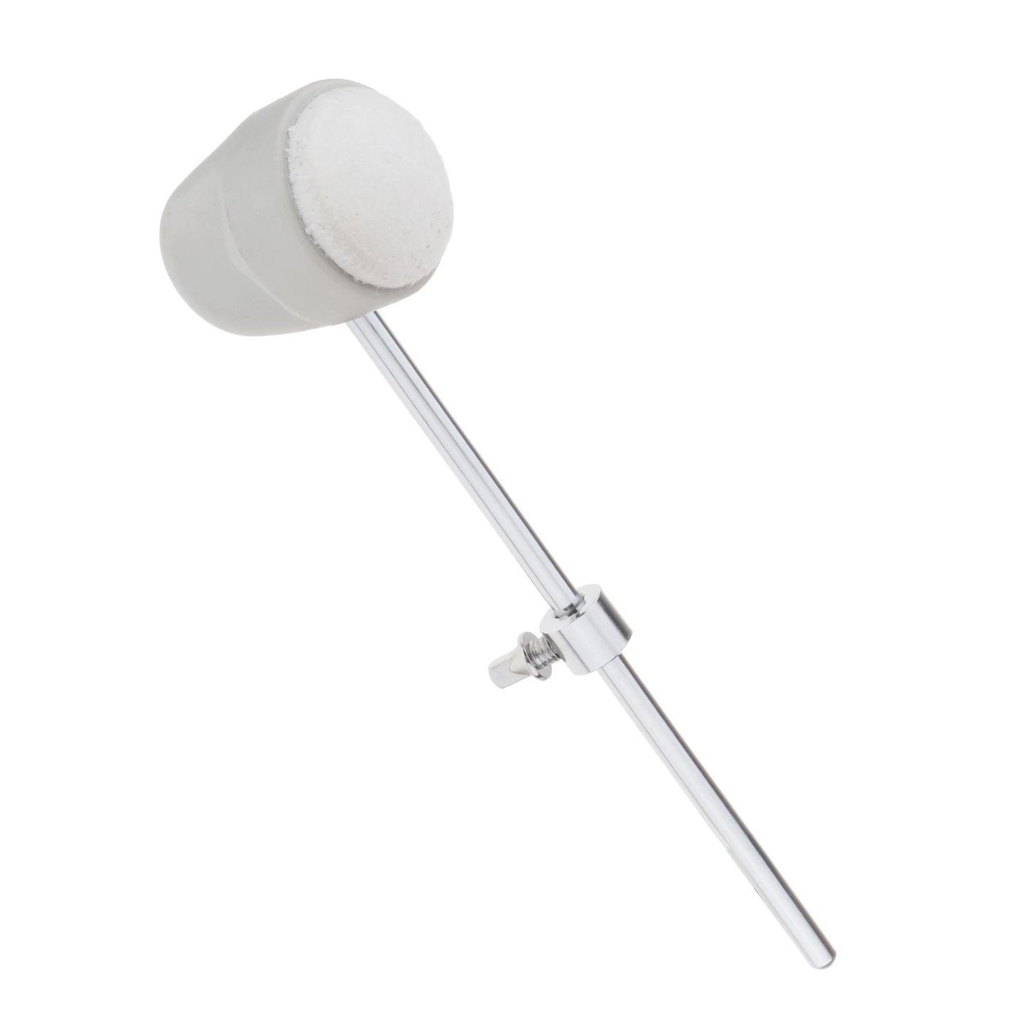 Drum Kick Beater Head Stainless Steel Drum Pedal Beater Parts Felt White