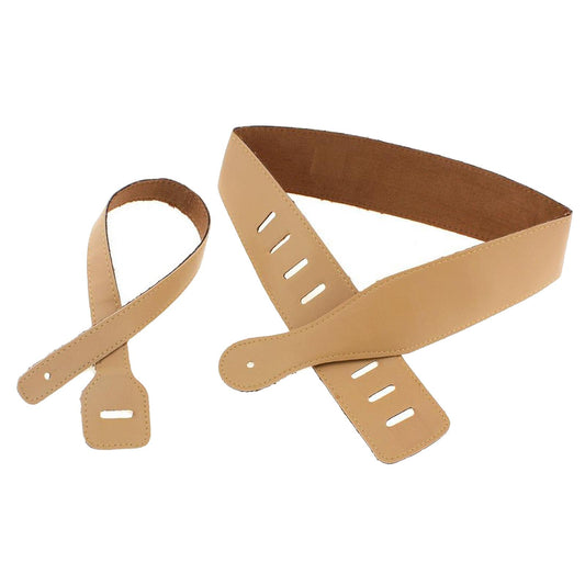 Luxurious Style Adjustable Leather Guitar Straps for Guitar Belt 6.5cm Width light brown