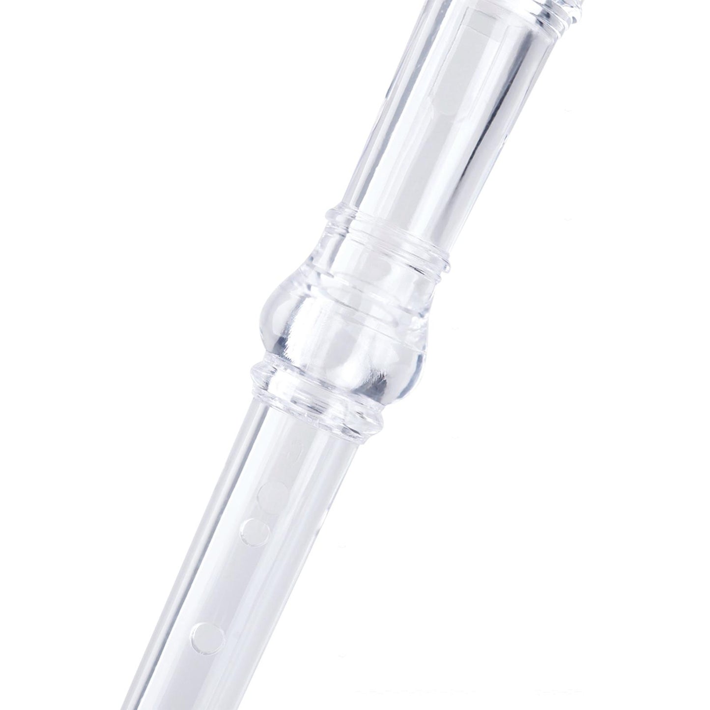 German Style Soprano Recorder Key of G Descant w/ Cleaning Rod Clear