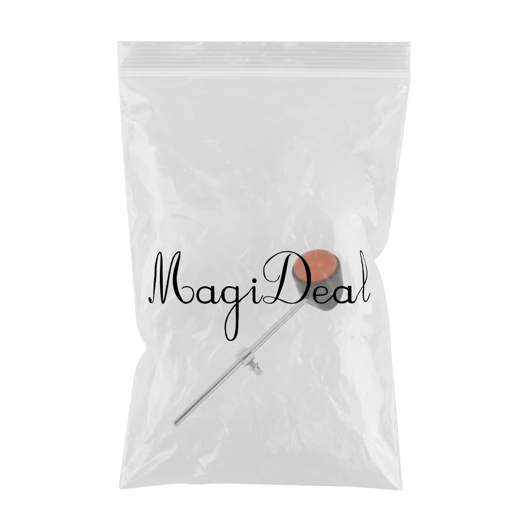 Bass Drum Beater Hammer Drum Set Percussion Parts Replacement Black Orange
