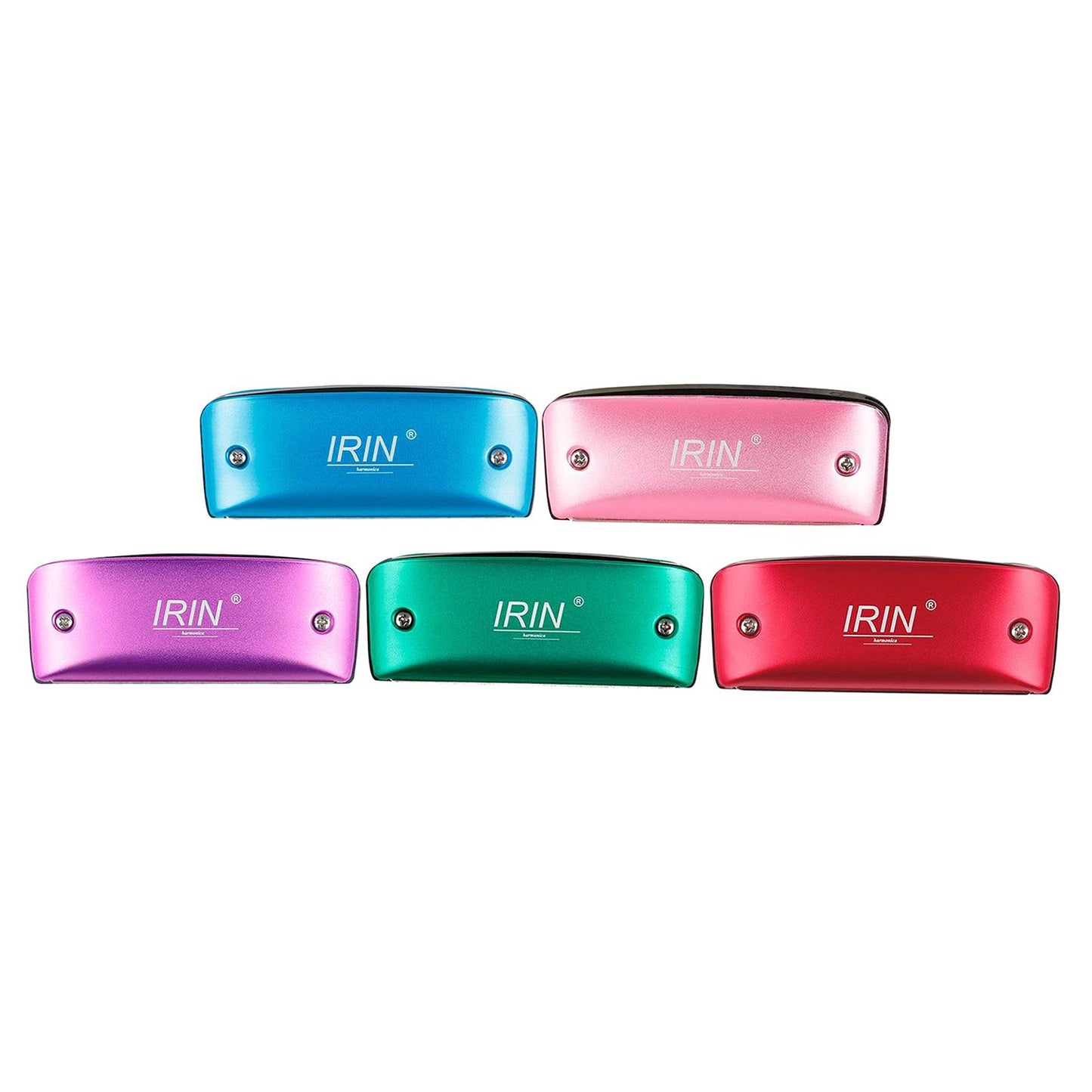 14 Tone Harmonica and Neck Strap Gift for Beginners Students Musical Lovers blue