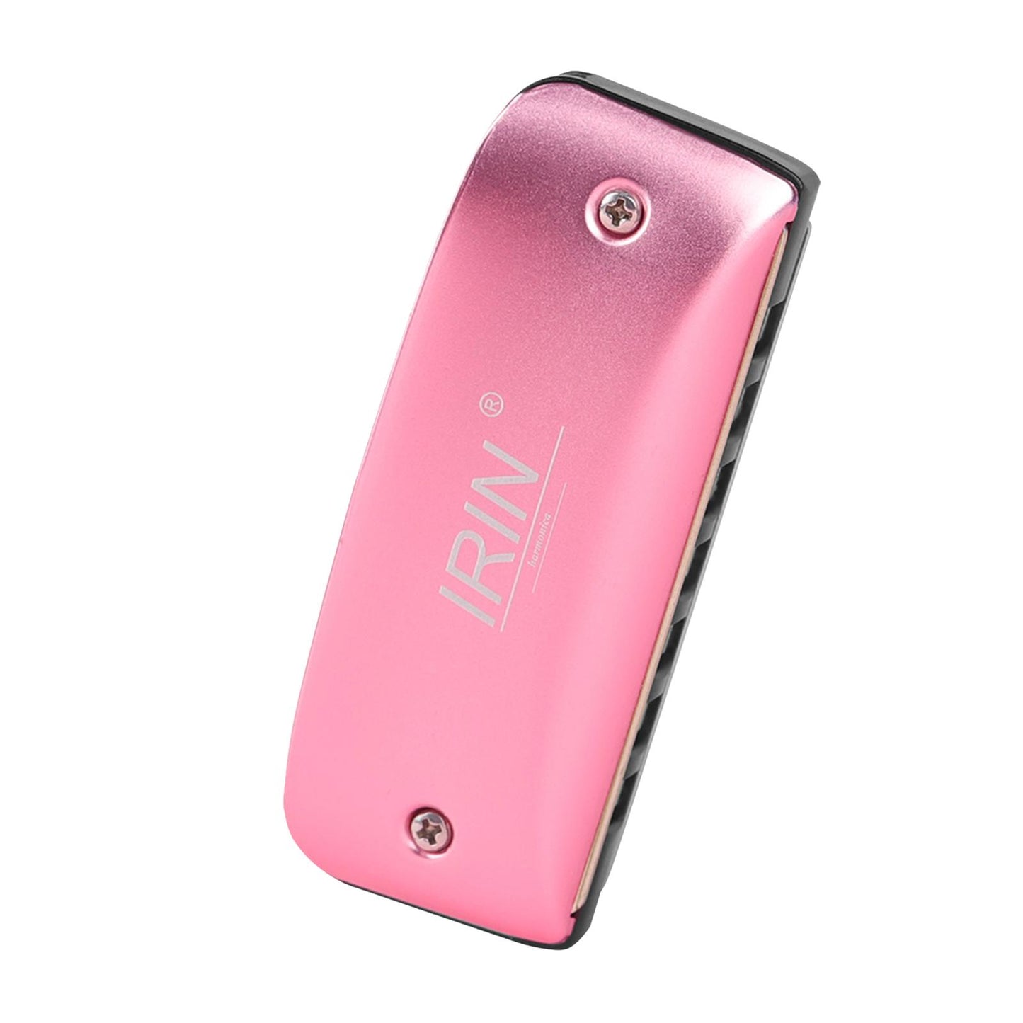 14 Tone Harmonica and Neck Strap Gift for Beginners Students Musical Lovers pink