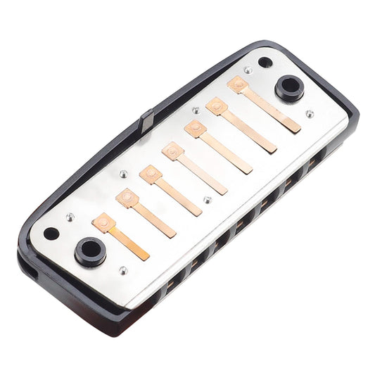 14 Tone Harmonica and Neck Strap Gift for Beginners Students Musical Lovers green