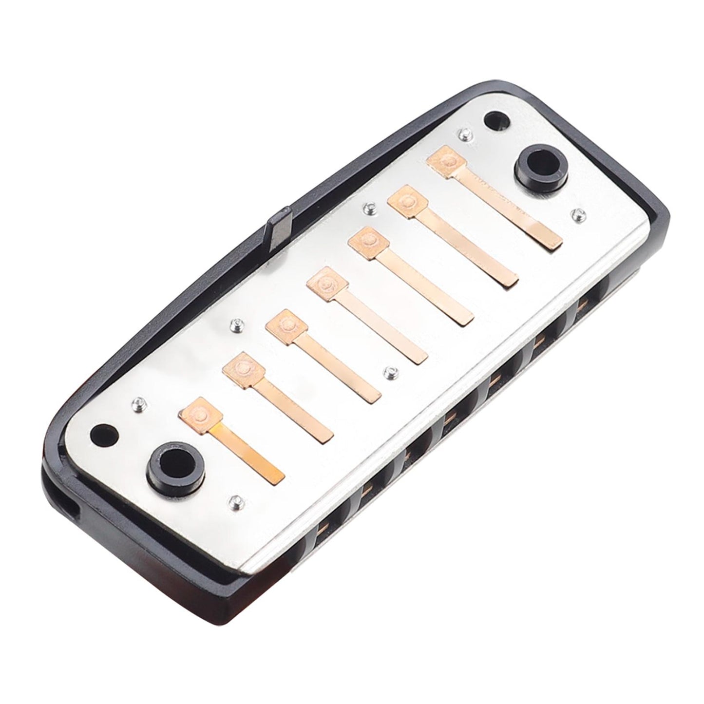 14 Tone Harmonica and Neck Strap Gift for Beginners Students Musical Lovers red