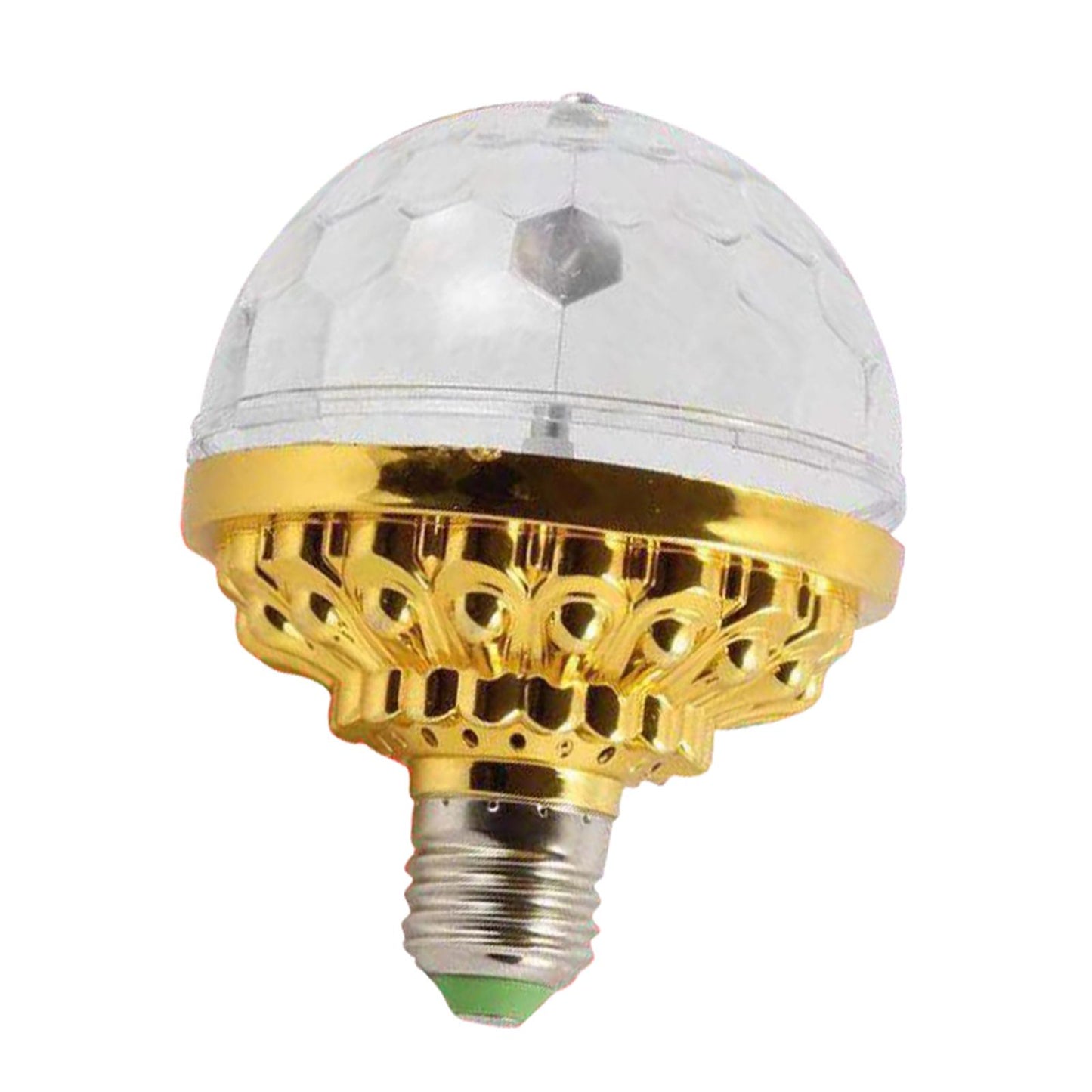 6W E27 Rotating Auto Crystal Ball Bulb Party Light Lamp Home Decoration