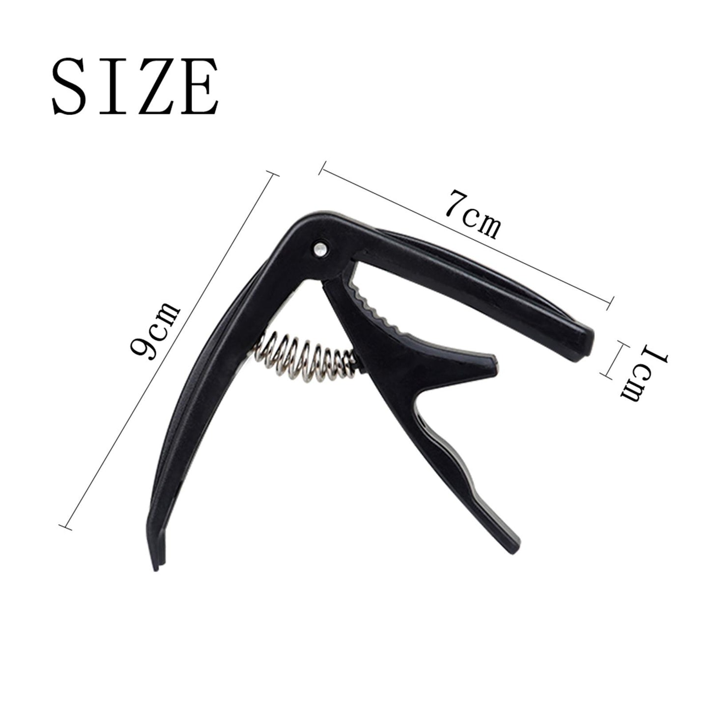Quick Change Capo for Acoustic / Electric Guitar Ukulele Universal Black