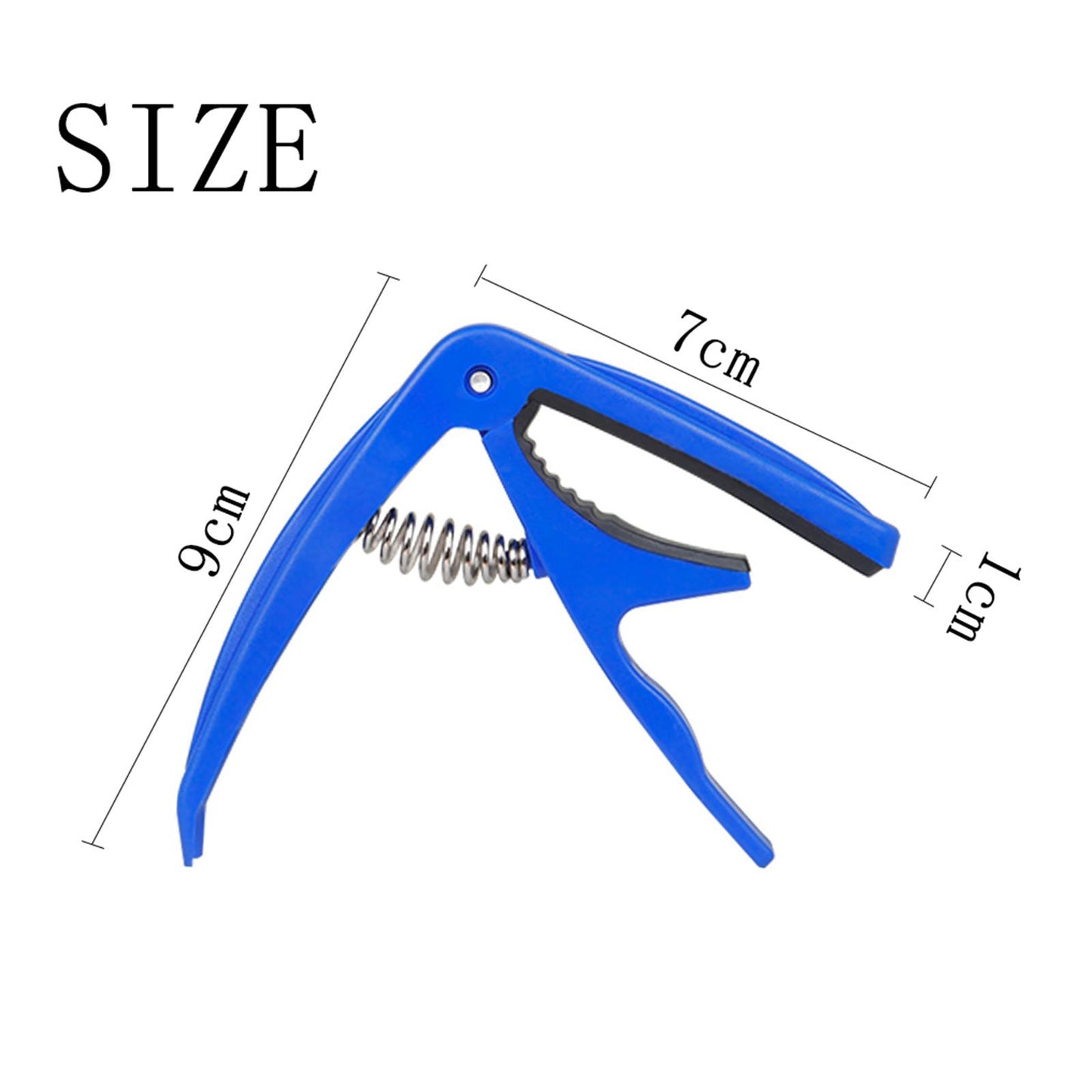 Quick Change Capo for Acoustic / Electric Guitar Ukulele Universal Blue