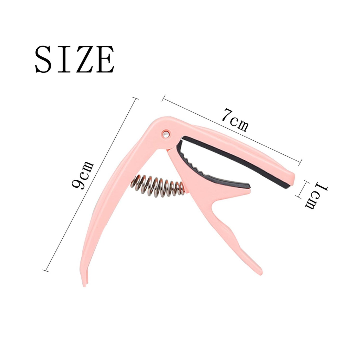 Quick Change Capo for Acoustic / Electric Guitar Ukulele Universal Pink