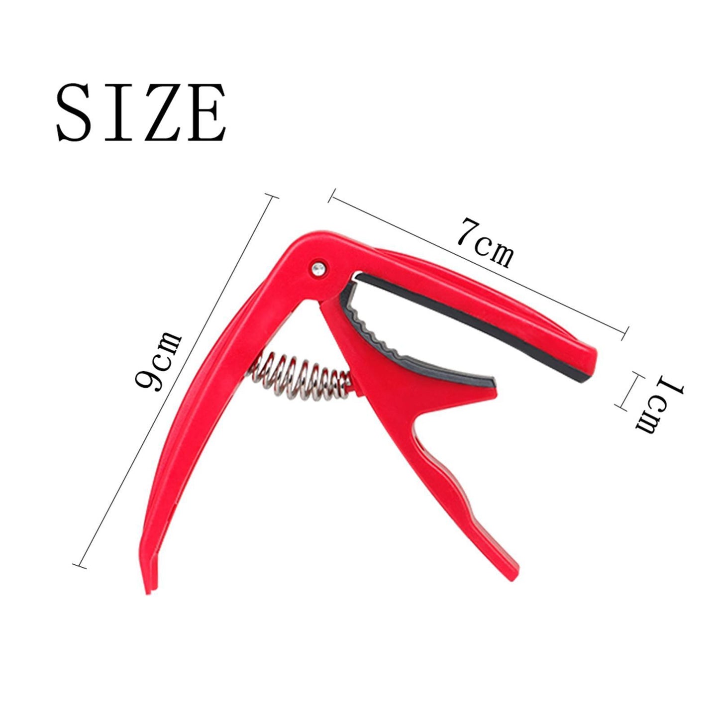 Quick Change Capo for Acoustic / Electric Guitar Ukulele Universal Red