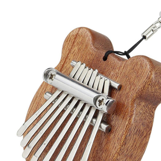 8 Keys Kalimba Mini Thumb Piano Finger Mahogany Percussion Pocket Musical