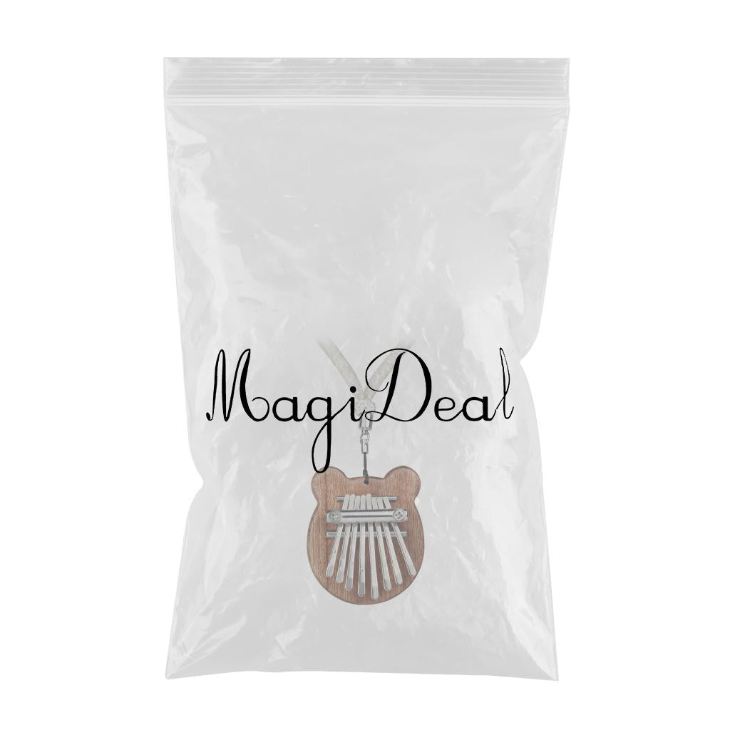 8 Keys Kalimba Mini Thumb Piano Finger Mahogany Percussion Pocket Musical