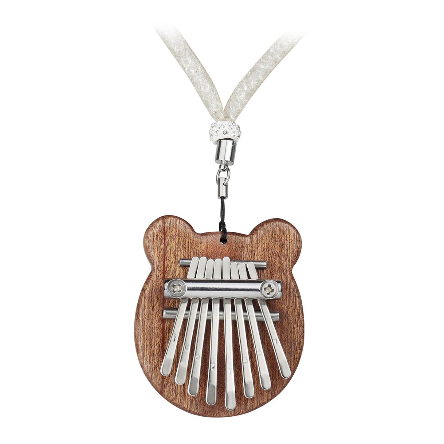 8 Keys Kalimba Mini Thumb Piano Finger Mahogany Percussion Pocket Musical