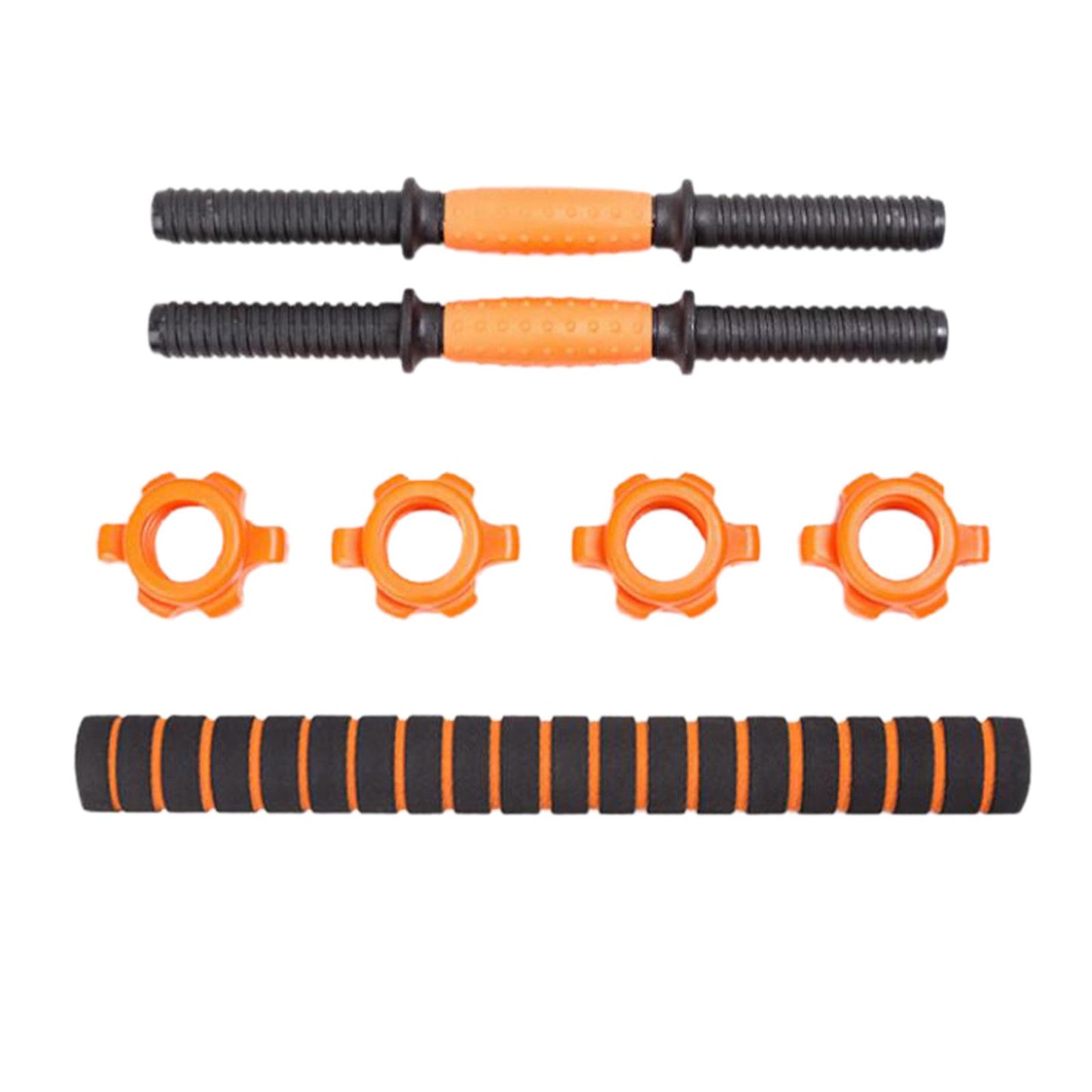 Dumbbell Extension Bar 50cm Barbell Coupler Fitness Weight Bar Neck Pad