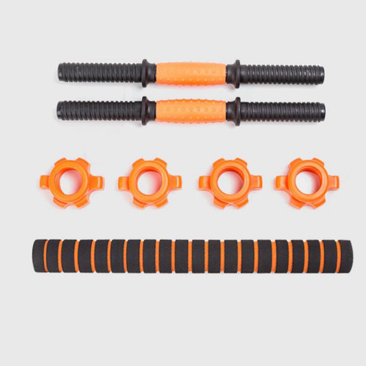 Dumbbell Extension Bar 50cm Barbell Coupler Fitness Weight Bar Neck Pad
