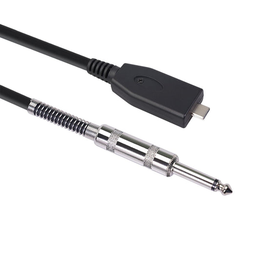 Universal Type-C to 6.35mm 1/4 Inch Male Recording Cable Lead Converter 3m