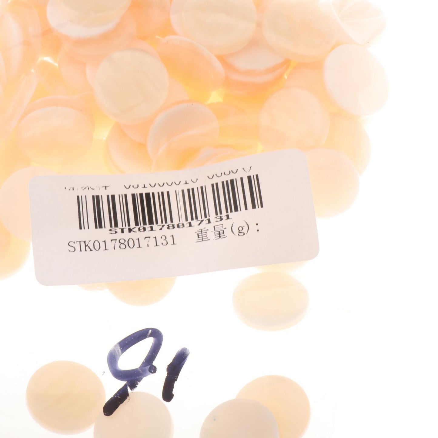 100 pcs trumpet finger buttons plastic set