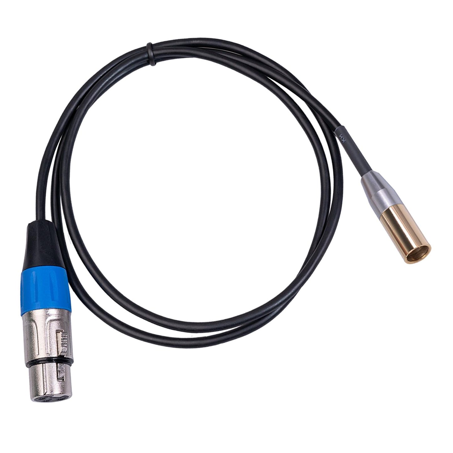 Mini XLR Male to 3-pin XLR Female Audio Cable for Microphones & Mixers 1m
