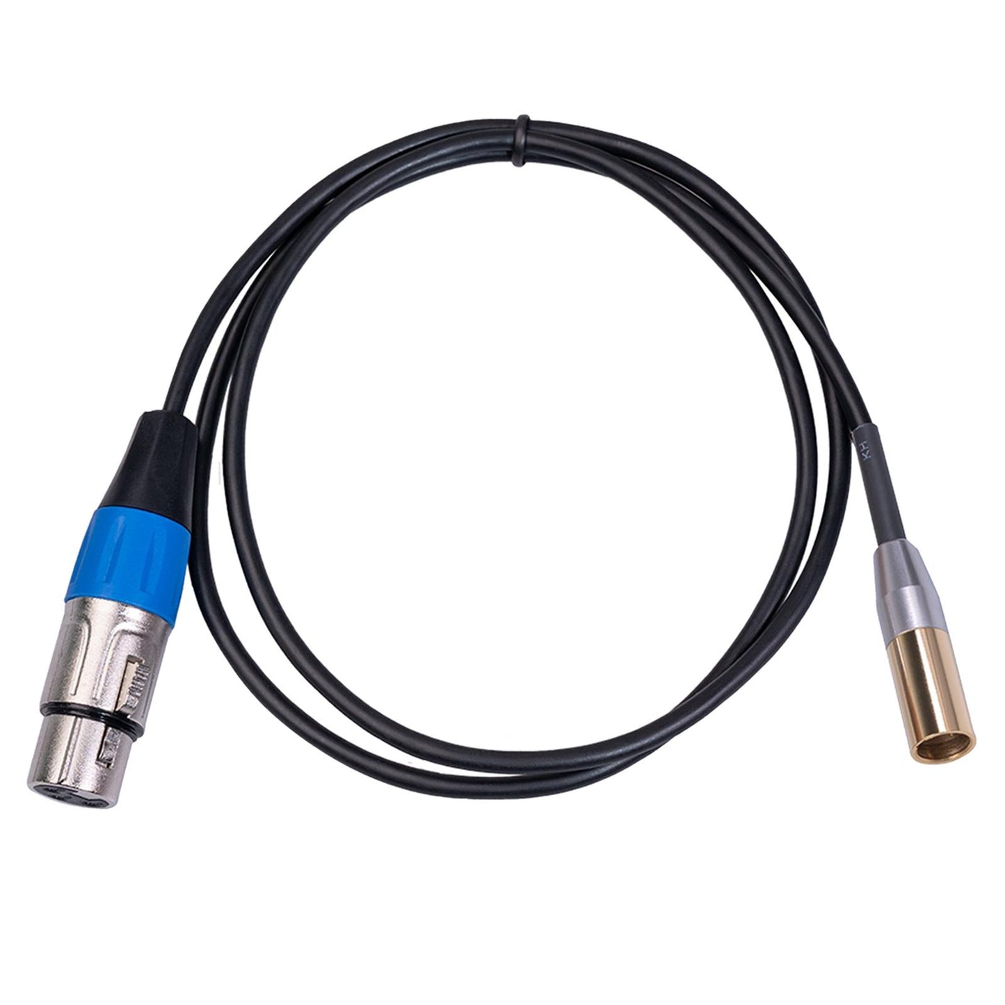 Mini XLR Male to 3-pin XLR Female Audio Cable for Microphones & Mixers 1m
